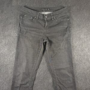 Prana Kara Jeans Size 2/26 Black Organic Cotton Stretch Denim Slim Fit